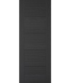 Vancouver 5P Pre-Finished Charcoal Black Door