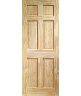 Colonial 6 Panel Internal Clear Pine Door