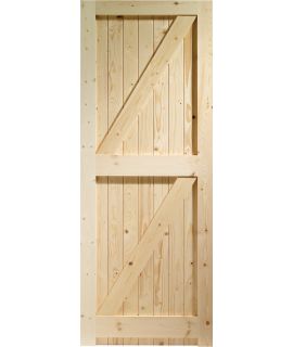 Framed Ledged & Braced External Pine Gate or Shed Door