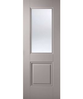 Arnhem 1L Primed Plus Silk Grey Door