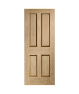 Victorian 4 Panel With Raised Mouldings Unfinished Internal Oak Door