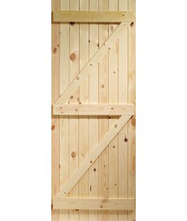 Ledged & Braced External Pine Gate or Shed Door