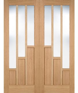 Coventry Pair Pre-Finished Oak Doors