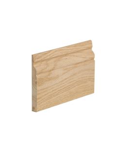 Ogee Profile Oak Skirting Set Unfinished - 5No x 3000 x 146 x 18mm