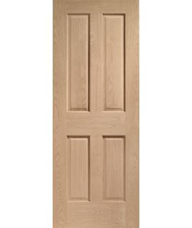 Victorian 4 Panel Pre-Finished Internal Oak Door 