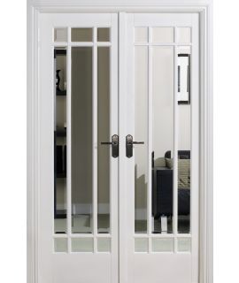 Manhattan Room Divider Primed White Doors