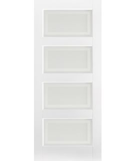 Contemporary 4L Primed White Door