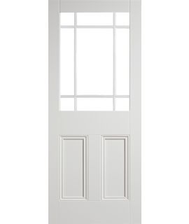 Downham Unglazed 9 Light Internal Primed White Door