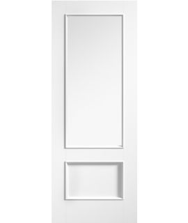 Murcia Glazed White Primed Door