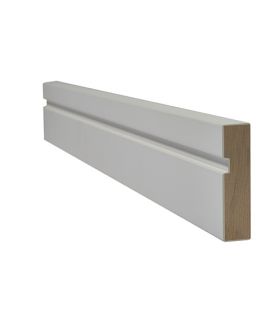 18X70 White Primed Single Groove Architrave (Both Sides of 1 Door - 2 x 2.2M & 1 x 1.1M Lengths) 